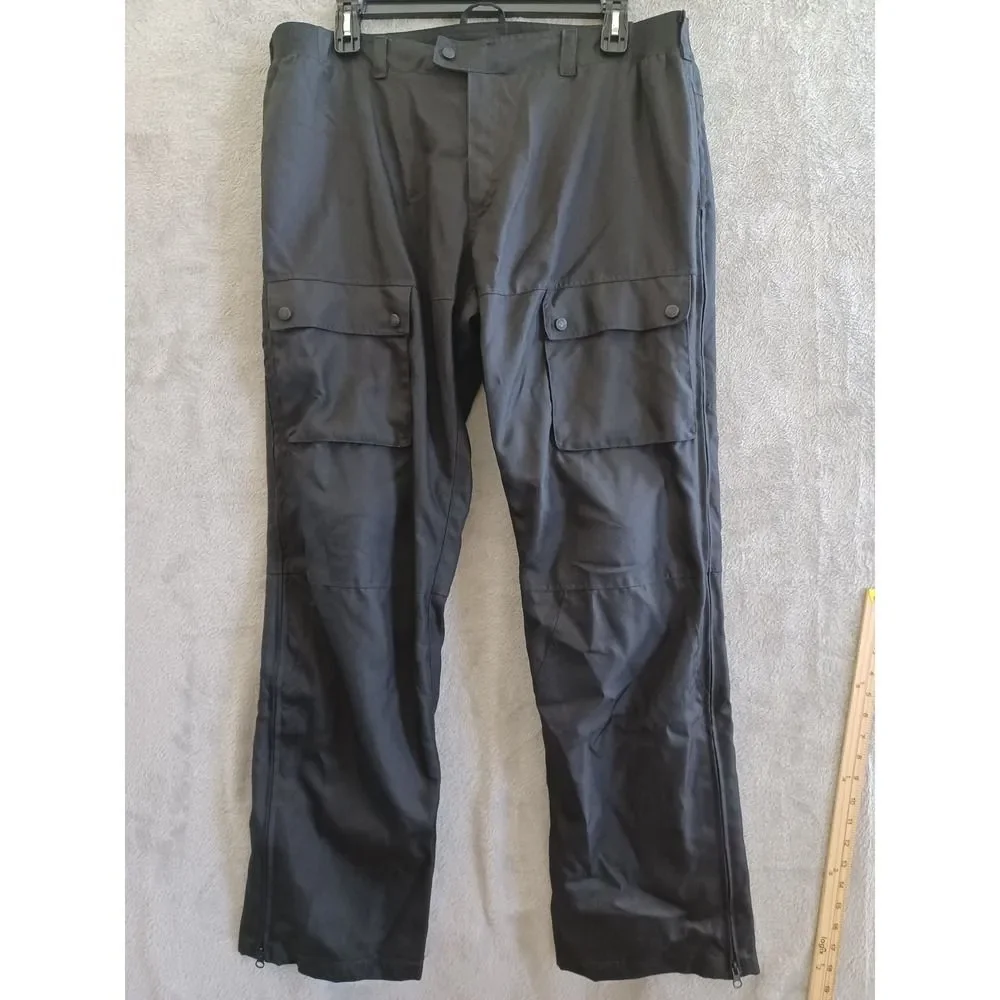 FIELD SHEER Sz 2XL‎ Mens Black Cargo Riding Pants Motorcycle Gear CE Protection